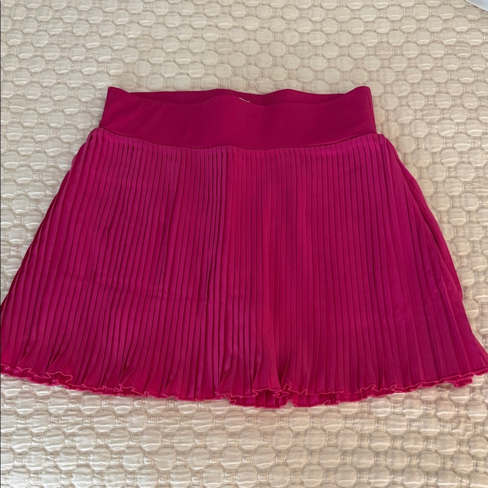 Girls Pleated Pink Performance Sports/Golf/Tennis Skirt
